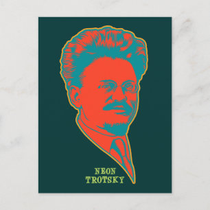 Neon Trotsky Briefkaart