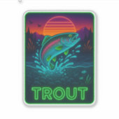 Neon Trout Sticker (Voorkant)
