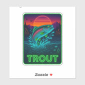 Neon Trout Sticker (Vel)