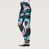 Neon Tsunami Leggings Ontworpen door: Haydee Rodri (Links)