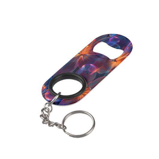 Neon tuin van verlichting mini flessenopener (Achterkant Gekanteld)