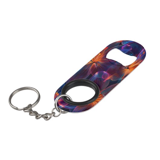 Neon tuin van verlichting mini flessenopener (Voorkant Gekanteld)