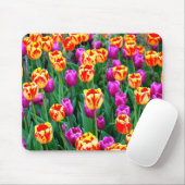 Neon Tulips Mousepad Muismat (Met muis)