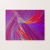 Neon Tunnel Light Abstract Roze Legpuzzel (Horizontaal)