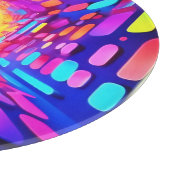 Neon Tunnel: Psychedelische Reis Snijplank (Hoek)