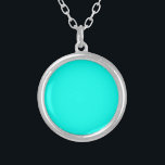 Neon turquoise effen kleur | Klassiek Zilver Vergulden Ketting<br><div class="desc">Neon Turquoise - Introductie van de tijdloze allure van het Solid Color Design: een boeiende mix van klassieke vorm en elegante eenvoud. Dit ontwerp is een viering van de kracht en schoonheid gevonden in een enkele, opvallende tint. Het solide kleurontwerp straalt verfijning uit en omarmt de essentie van minimalisme, waardoor...</div>