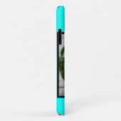 Neon turquoise, felmodieus, modern Case-Mate iPhone case (Achterkant/rechts)