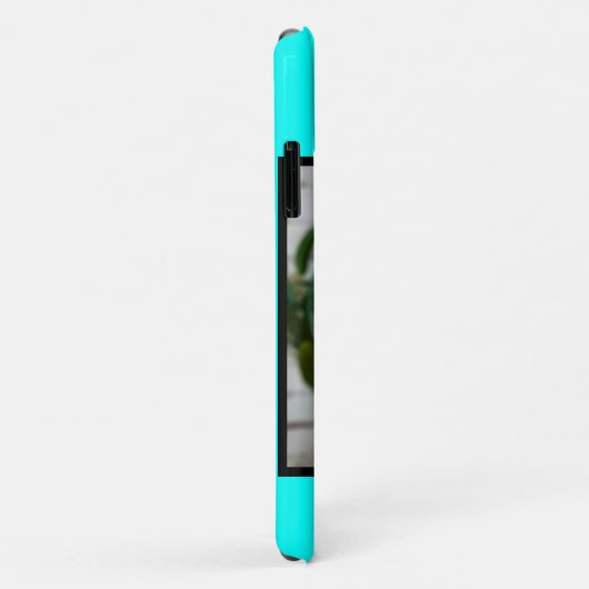 Neon turquoise, felmodieus, modern Case-Mate iPhone case (Achterkant/rechts)