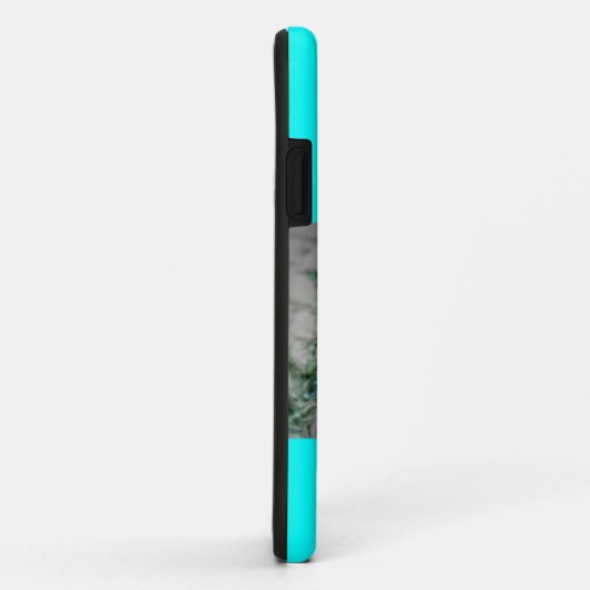 Neon turquoise, felmodieus, modern Case-Mate iPhone case (Achterkant/rechts)
