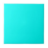 Neon turquoise, felmodieus, modern tegeltje (Voorkant)
