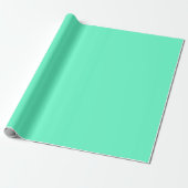 Neon Turquoise Inpakpapier (Uitgerold)