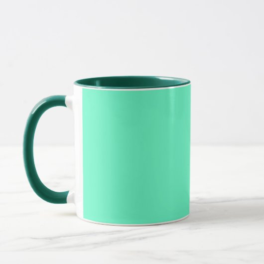 Neon Turquoise Mok (Links)