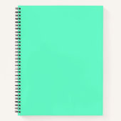 Neon Turquoise Notitieboek (Voorkant)