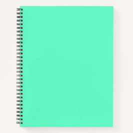 Neon Turquoise Notitieboek