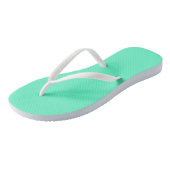 Neon Turquoise Teenslippers (Schuin)
