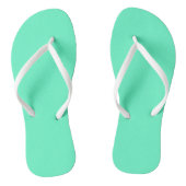 Neon Turquoise Teenslippers (Voetbed)