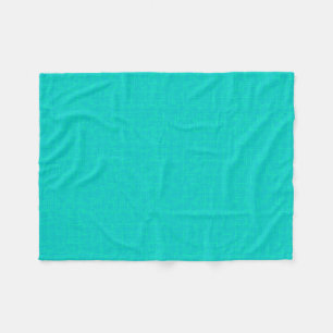 Neon turquoise textuur. fleece deken