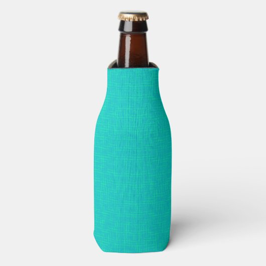 Neon turquoise textuur. flesjeskoeler (Fles Voorkant)