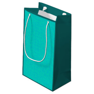 Neon turquoise textuur. klein cadeauzakje