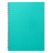 Neon turquoise textuur. notitieboek (Voorkant)