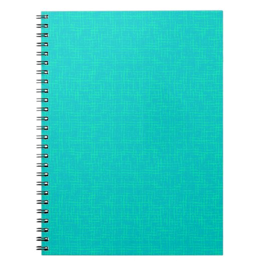 Neon turquoise textuur. notitieboek (Voorkant)