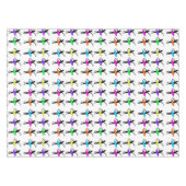 Neon Tutu Ballerina Ballet Pointe Dance Tablecloth Tafelkleed (Voorkant (Horizontaal))