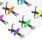 Neon Tutu Ballerina Ballet Pointe Dance Tablecloth Tafelkleed (Gekanteld)