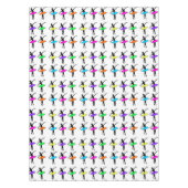 Neon Tutu Ballerina Ballet Pointe Dance Tablecloth Tafelkleed (Voorkant)