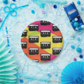 Neon Tween Birthday Party (80-90) Papieren Bordje (Feest)