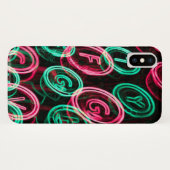 Neon typemachines sluiten af Case-Mate iPhone case (Achterkant (horizontaal))