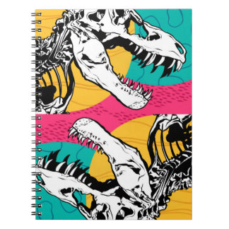 Neon Tyrannosaurus Rex-Tas Notitieboek