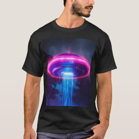 Neon Ufo T-shirt (Voorkant)