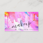 Neon Unicorn Holographic Thick Glitter Drip Makeup Visitekaartje