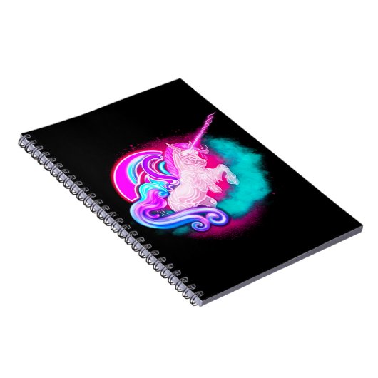 Neon Unicorn Notitieboek (Rechterzijde)