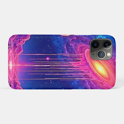 Neon Universe: Dripping Starlight Case-Mate iPhone Case (Achterkant (horizontaal))