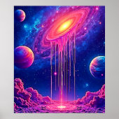Neon Universe: Dripping Starlight Poster (Voorkant)