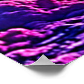 Neon Universum: Druppelende Sterrenlicht Poster (Hoek)