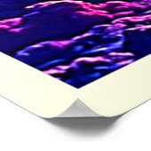 Neon Universum: Druppelende Sterrenlicht Poster (Hoek)