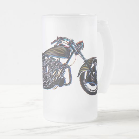 Neon V-twin Mok motorrijwiel (Voorkant rechts)