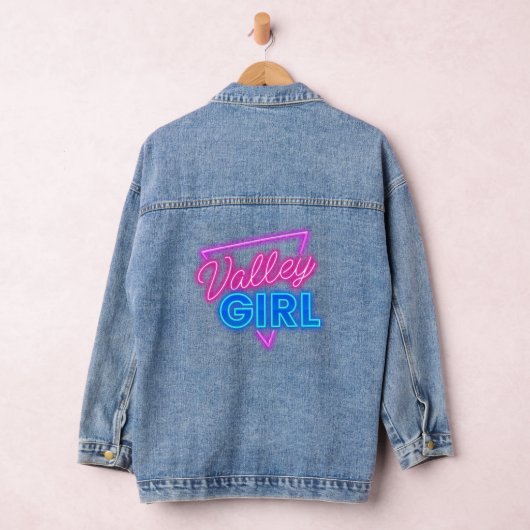 Neon Valley Girl Denim Jacket (Hangar)