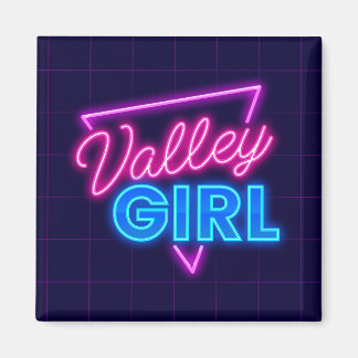 Neon Valley Girl Magneet