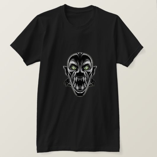 Neon Vampier Monster Grafisch  T-shirt (Design voorkant)