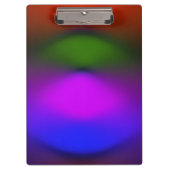 Neon van Blauw, Paarse, Groene & Oranje Klembord (Voorkant)