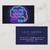 Neon Vape Shop-Visitekaartje Visitekaartje (Voorkant / Achterkant)