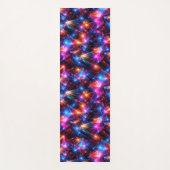 Neon veelhoekige abstract met explosies yogamat (Voorkant)