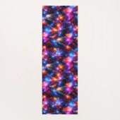 Neon veelhoekige abstract met explosies yogamat (Achterkant)