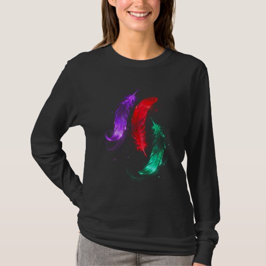 Neon Veer Glow T-Shirt (Voorkant)