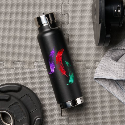 Neon Veer Glow Waterfles (Gym (Gedraaid)  )