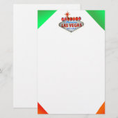 Neon Vegas Stationery Briefpapier (Voorkant / Achterkant)