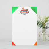 Neon Vegas Stationery Briefpapier (Staand voorkant)
